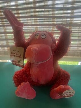 Hallmark Pink talking Monkey for Vday!